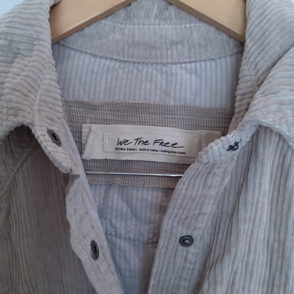 We The Free corduroy gray jacket - Picture 3 of 9